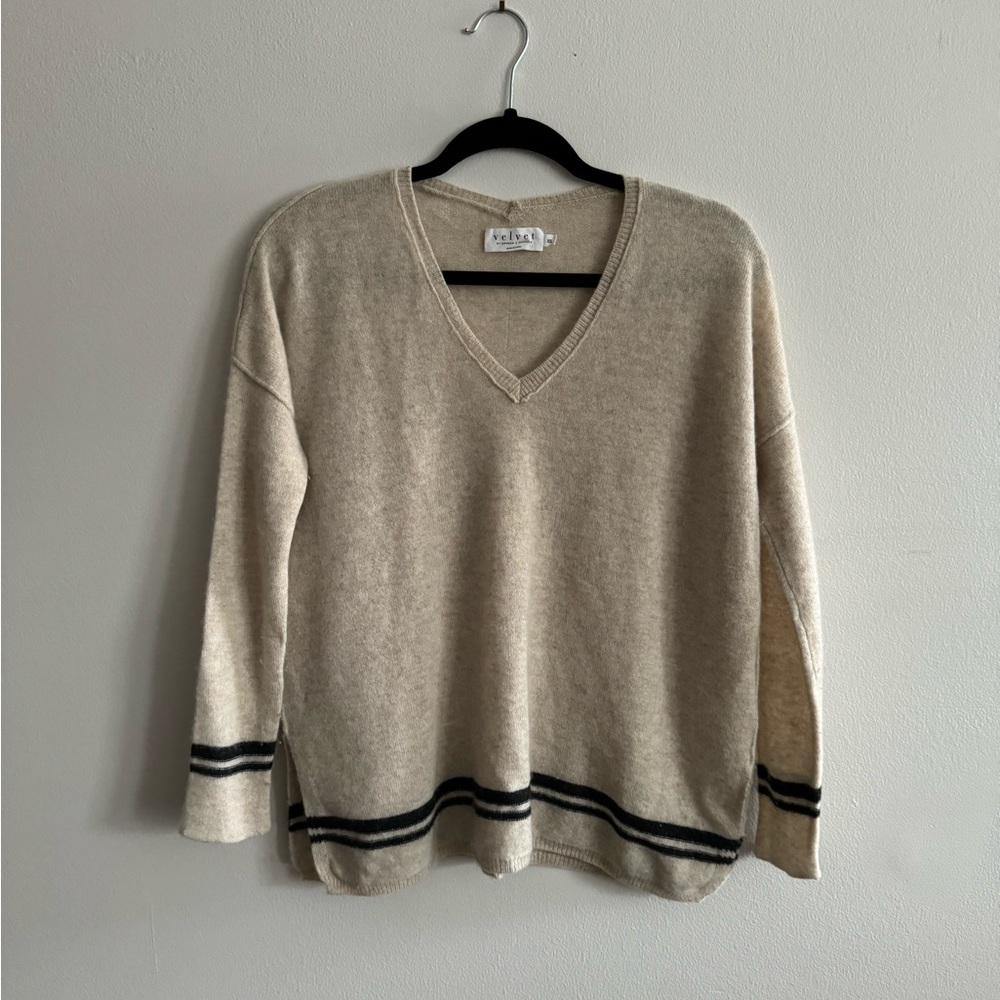 Velvet Cashmere Sweater in size XS